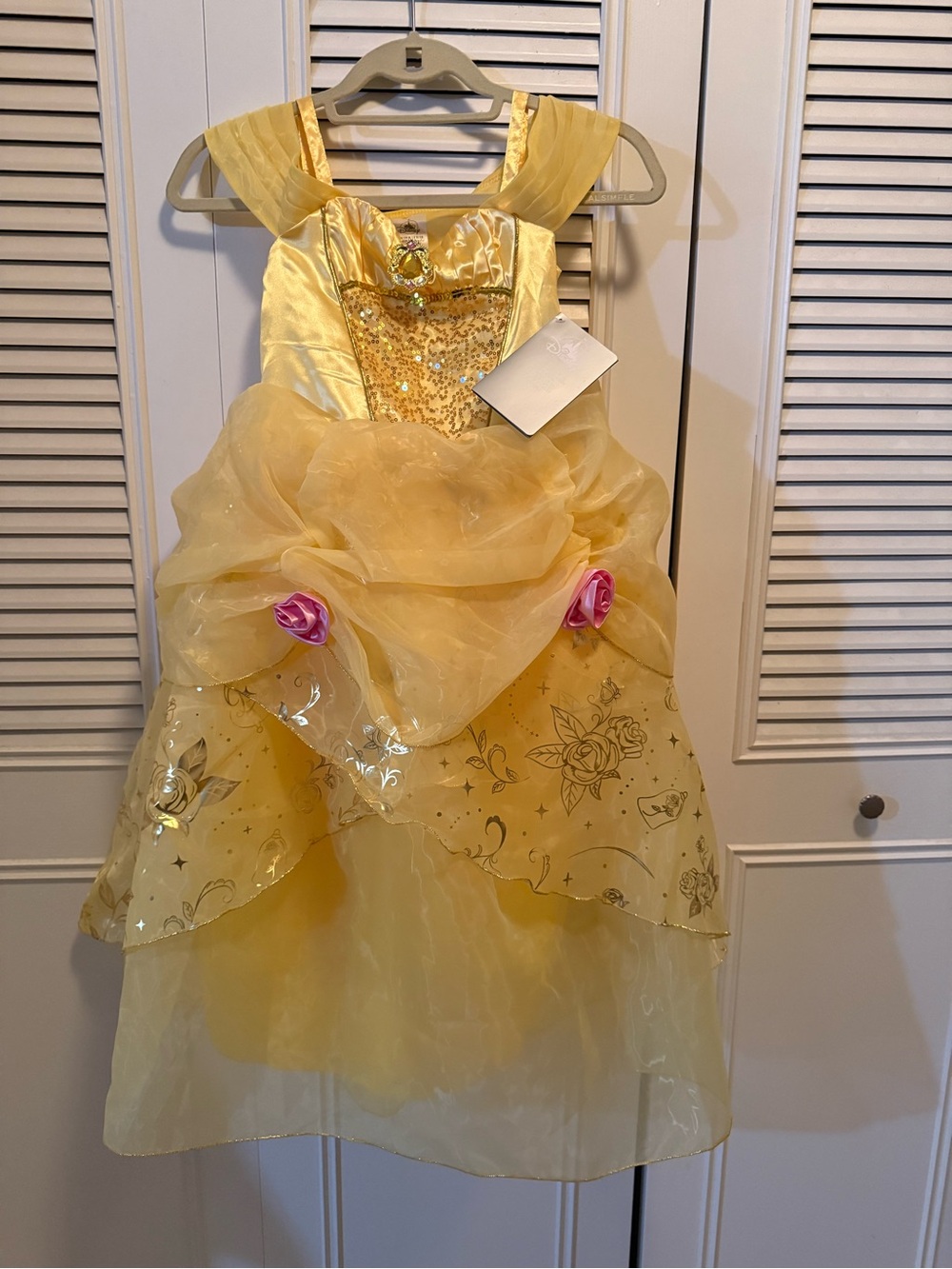 Disney Bell  Princess Ball Gown Kids Costume - Brand Unspecified